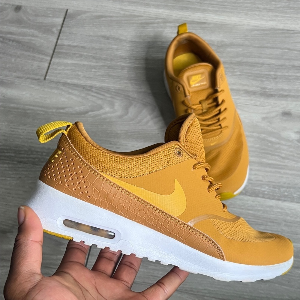 Nike Air Max Thea Mustard Yellow Sneakers